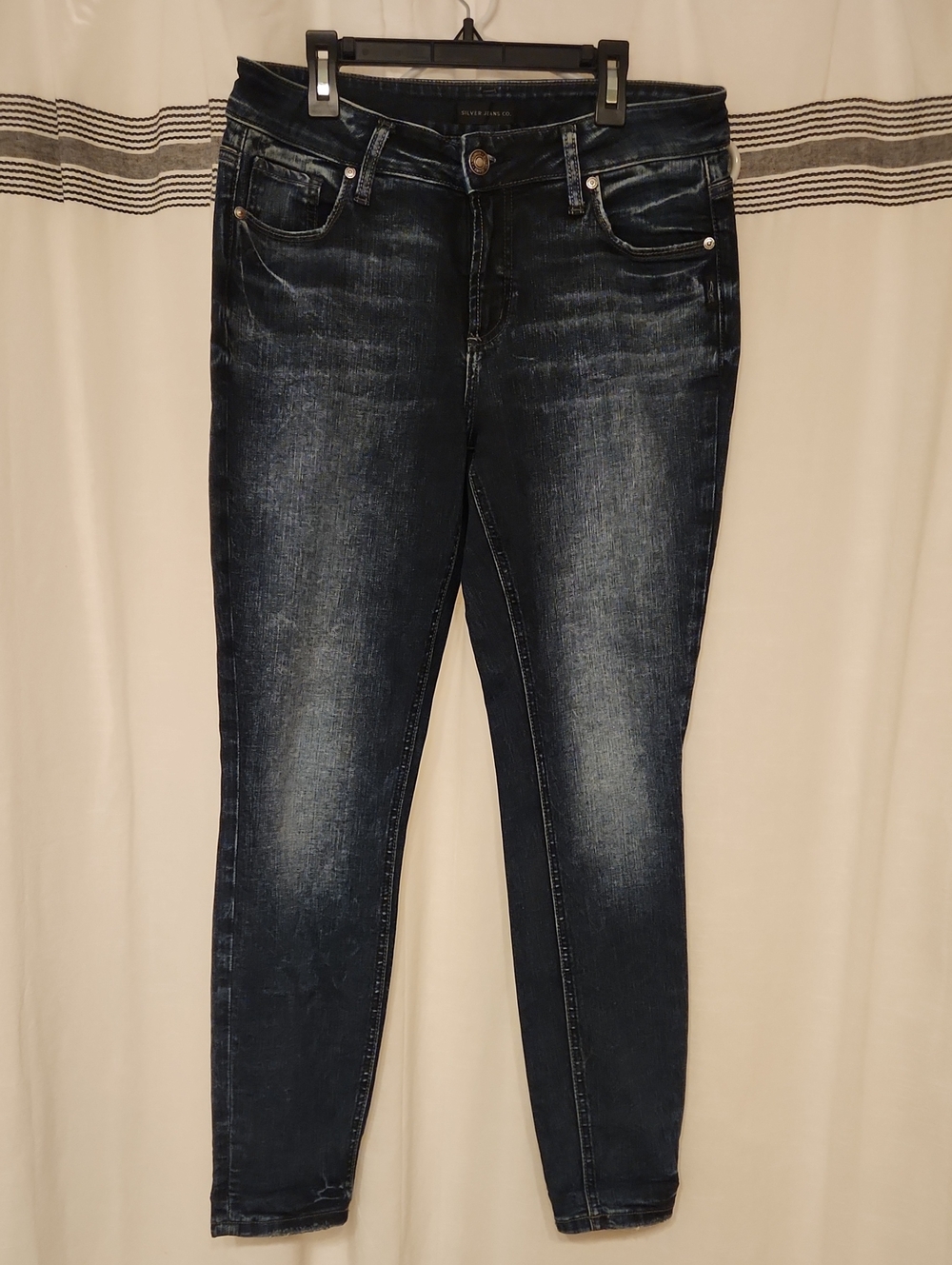 Silver Jeans Women’s Dark Indigo Skinny Jeans